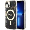 Guess GUHMP14SHTMRSK iPhone 14 / 15 / 136.1 czarny/black hardcase Golden Marble MagSafe